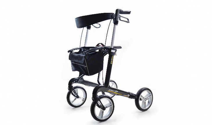 英科醫(yī)療助行器SPIRIT X4，碳纖維框架，易于折疊，多高度可選擇。